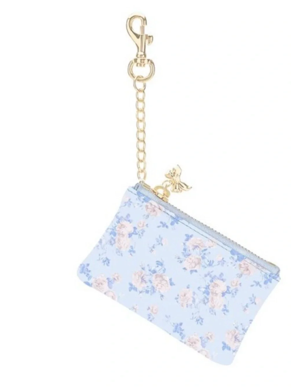 LoveShackFancy x Target - Case-Mate blue Printed PU Zipper Coin Pouch